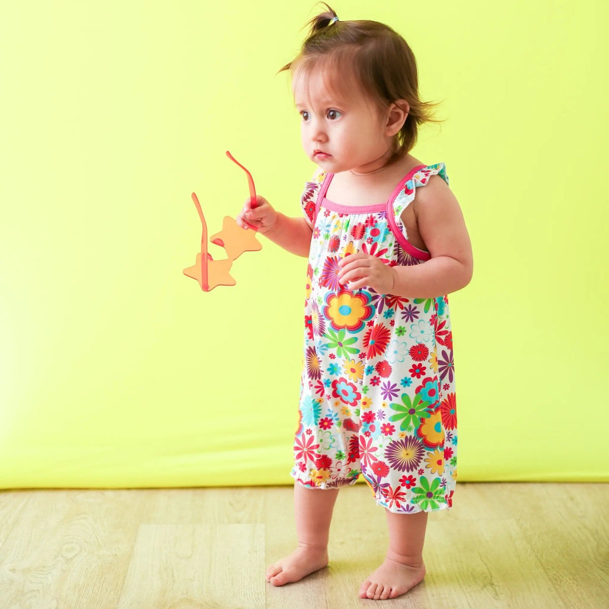 Bestaroo Groovy Bloom Bubble Romper - 