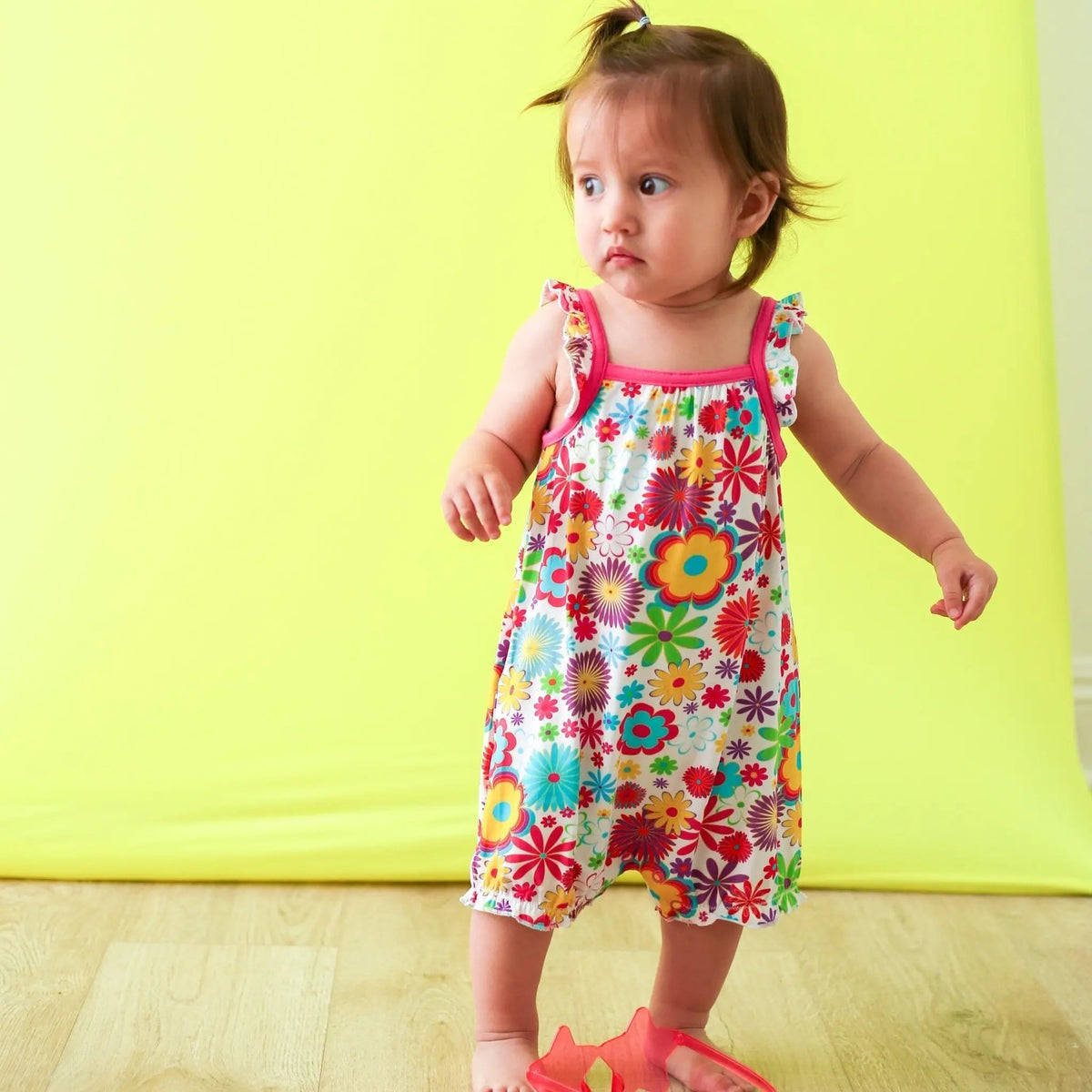 Bestaroo Groovy Bloom Bubble Romper - 