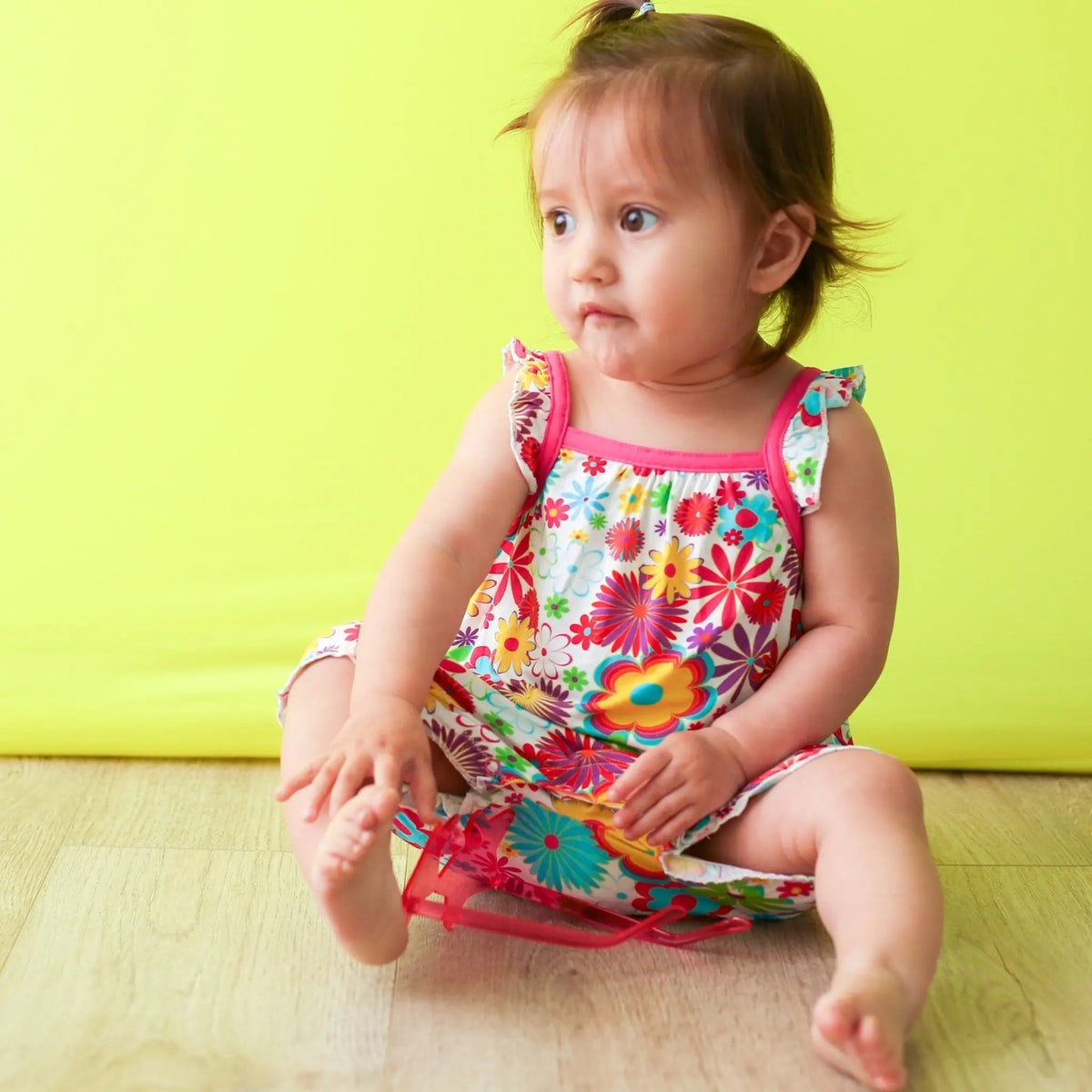 Bestaroo Groovy Bloom Bubble Romper - 