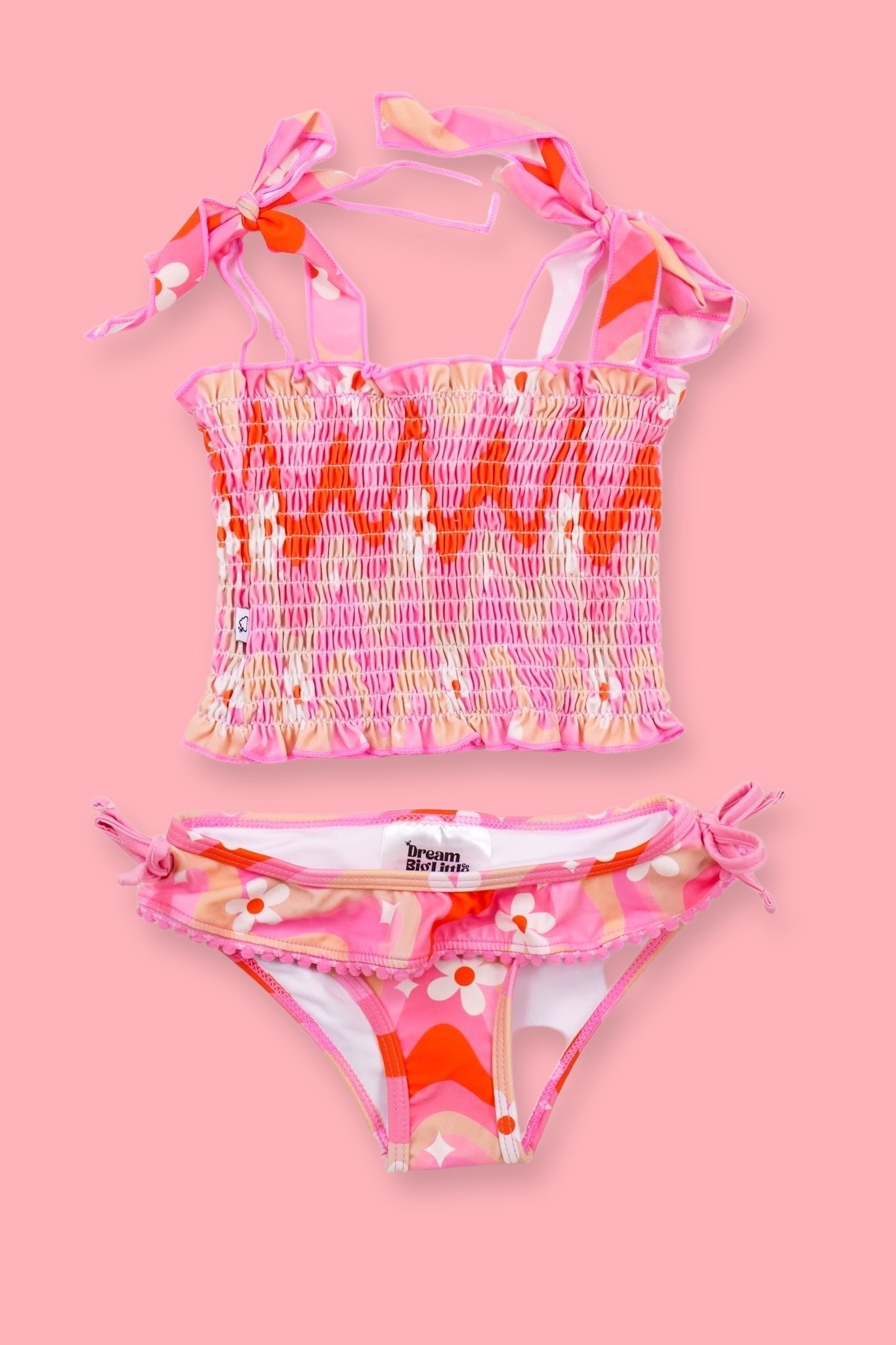 DREAM BIG LITTLE CO GROOVY FLORAL DREAM TANKINI TWO PIECE SWIM SUITEveretts Place