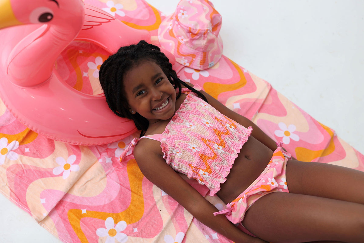 DREAM BIG LITTLE CO GROOVY FLORAL DREAM TANKINI TWO PIECE SWIM SUITEveretts Place