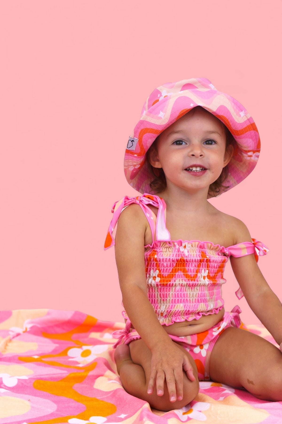 DREAM BIG LITTLE CO GROOVY FLORAL DREAM TANKINI TWO PIECE SWIM SUITEveretts Place