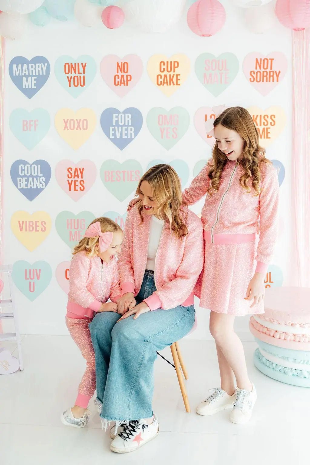 Mila & Rose ® Grown Up Bubblegum Pink Sequin Jacket - 