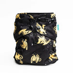 Kinder Cloth Diaper Co. Space and Sky: Essentials Pocket Cloth Diaper with Athletic Wicking Jersey, Grows with your Baby