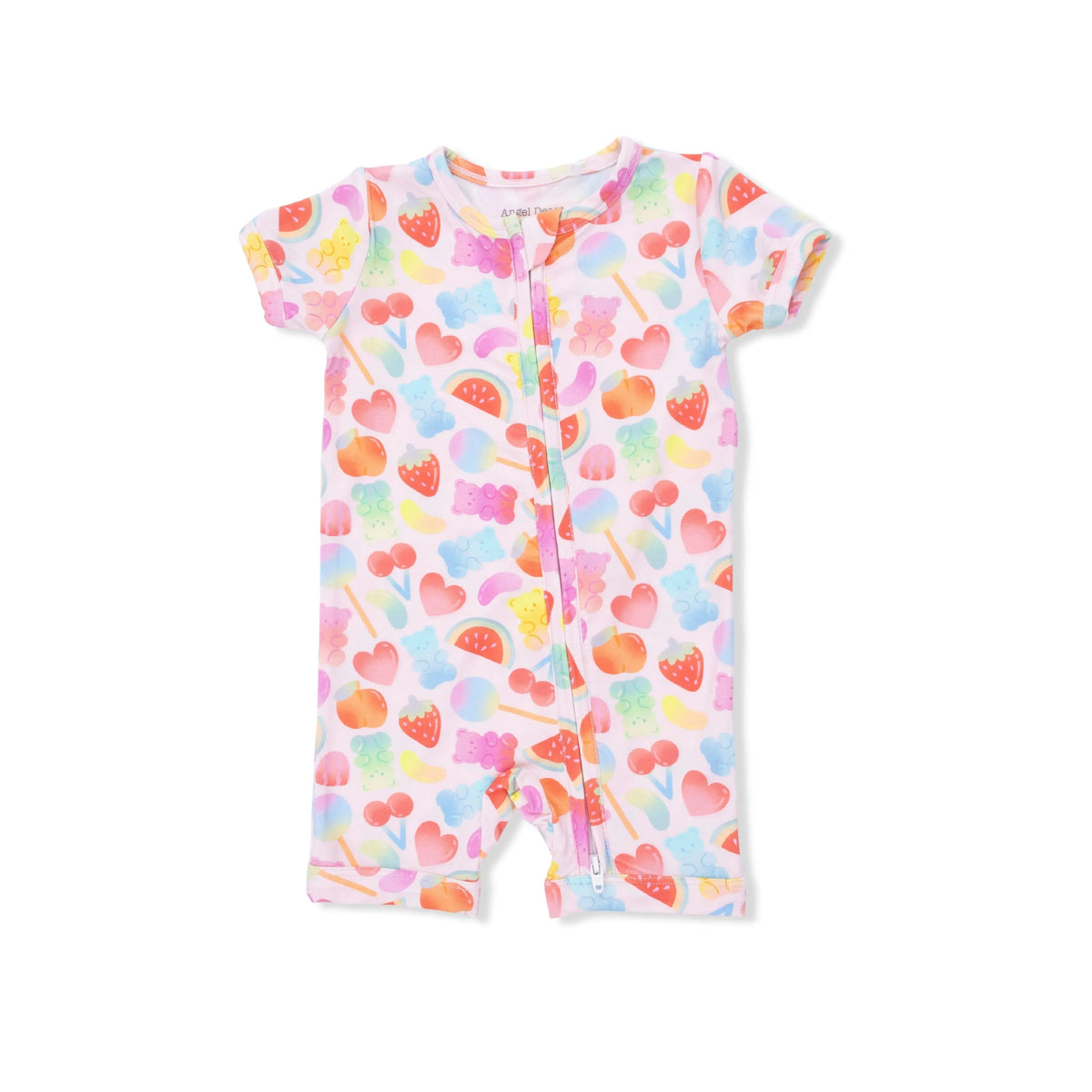 Angel Dear Gummy Bears - Shortie 2 Way Zipper Romper - 