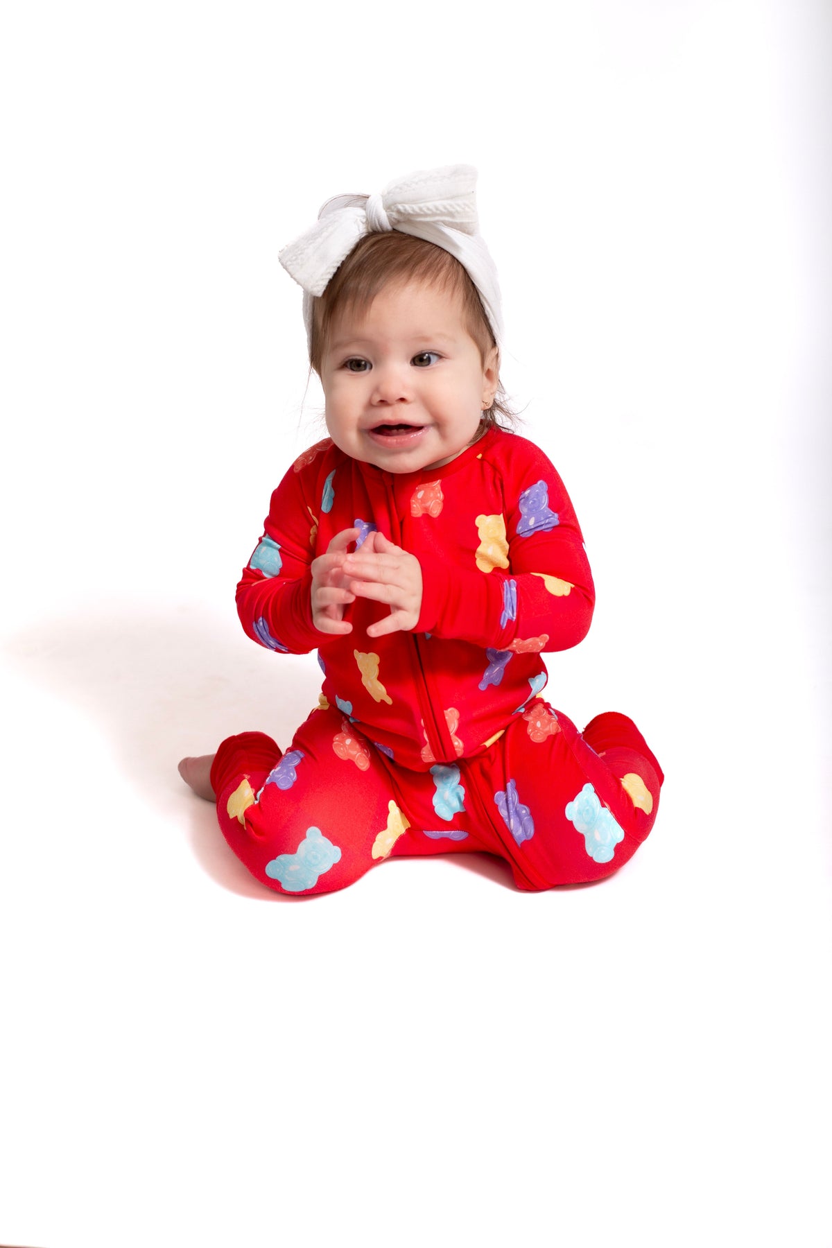 Gummy Yummy Bamboo Onesie: Tiny Beginnings Bamboo Onesie by Rayn’s Tiny Stitches