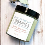 Butter Me Up Organics Organic Hair and Nail Mask with Shea Butter and Hemp Seed Oil for Healthy Growth - Health & Beauty > Personal Care > Hair Care Hair