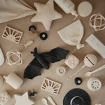 Mushie Star Lovey Blanket Made From 100 Percent Organic Cotton Soft Colors - Home & Garden > Linens & Bedding > Bedding > Blankets Blanket
