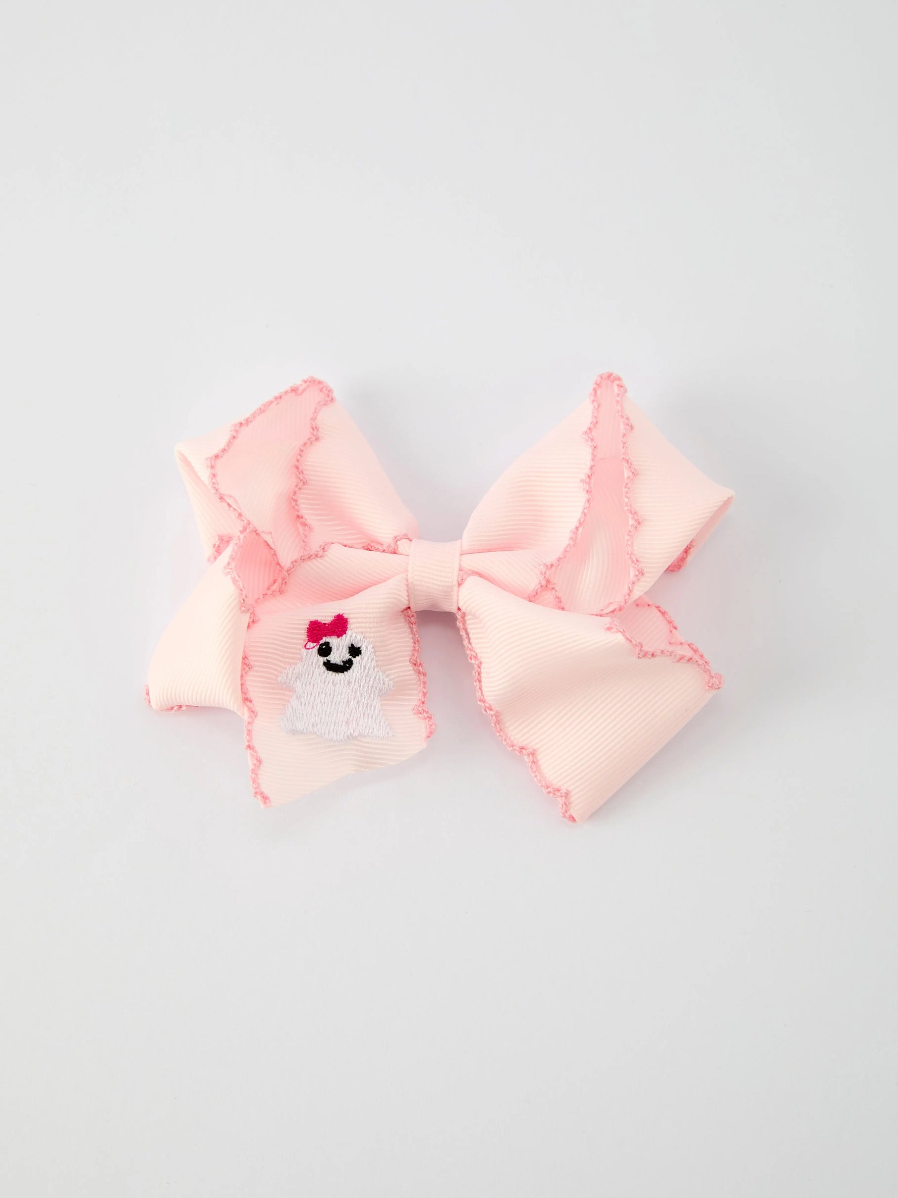 Rylee Faith Designs Halloween Ghost Bow Hairpin 3.9 Inch - 