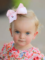 Rylee Faith Designs Halloween Ghost Bow Hairpin 3.9 Inch - 