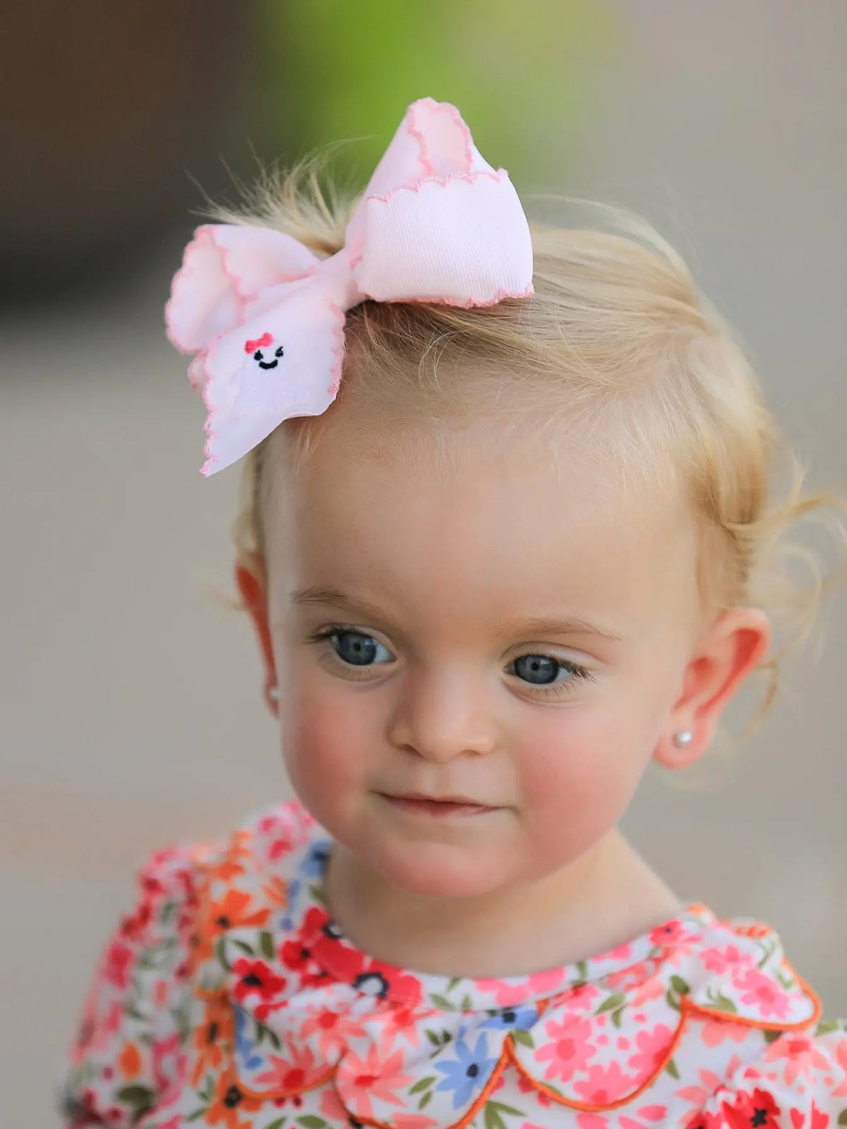 Rylee Faith Designs Halloween Ghost Bow Hairpin 3.9 Inch - 