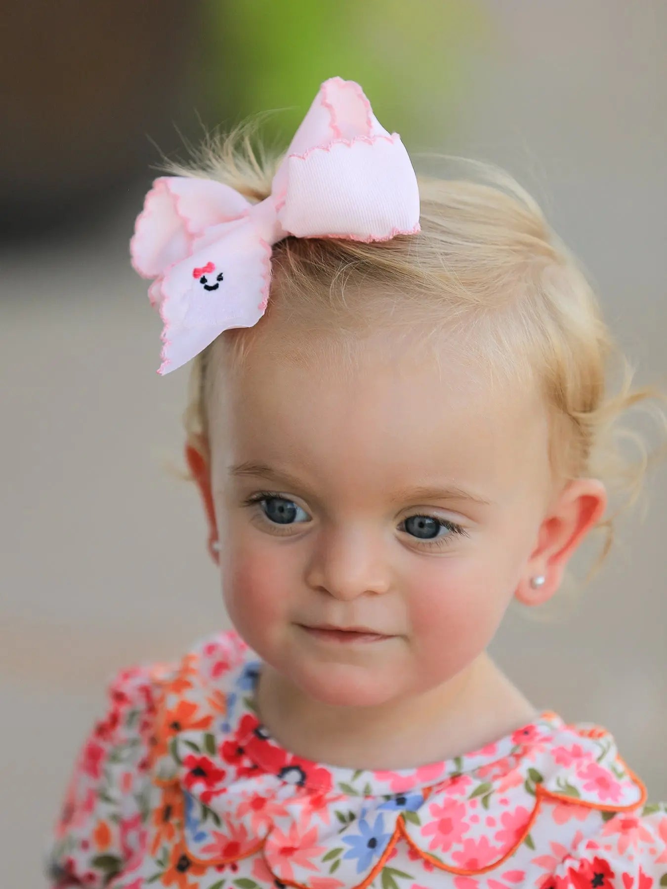 Rylee Faith Designs Halloween Ghost Bow Hairpin 3.9 Inch - 