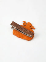 Rylee Faith Designs Halloween Pumpkin Girls Hair Clip Cute Accessory for Spooky Season - Everetts Place Boutique - 