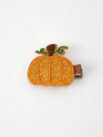 Rylee Faith Designs Halloween Pumpkin Girls Hair Clip Cute Accessory for Spooky Season - Everetts Place Boutique - 