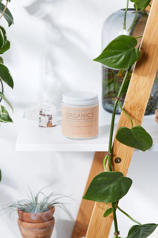 Handmade Organic Deodorant Polite Pitts Natural Solution for Body Odor Butter Me Up Organics