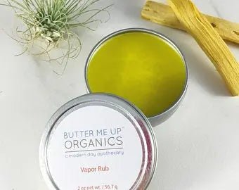 Handmade Organic Vapor Rub Sick Balm for Natural Congestion Relief - Everetts Place