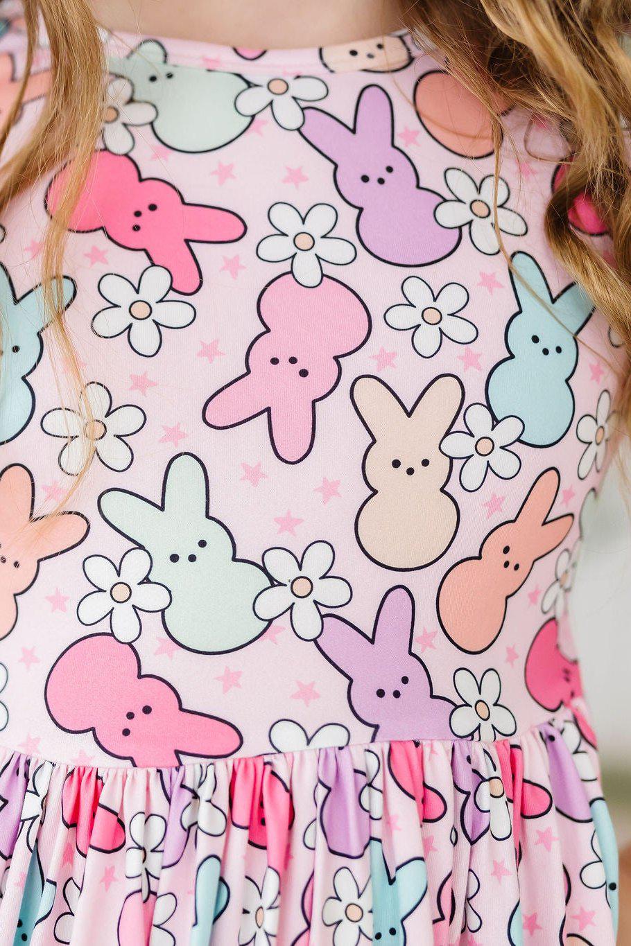 Mila & Rose ® Hangin with my Peeps 3/4 Sleeve Pocket Twirl DressEveretts Place