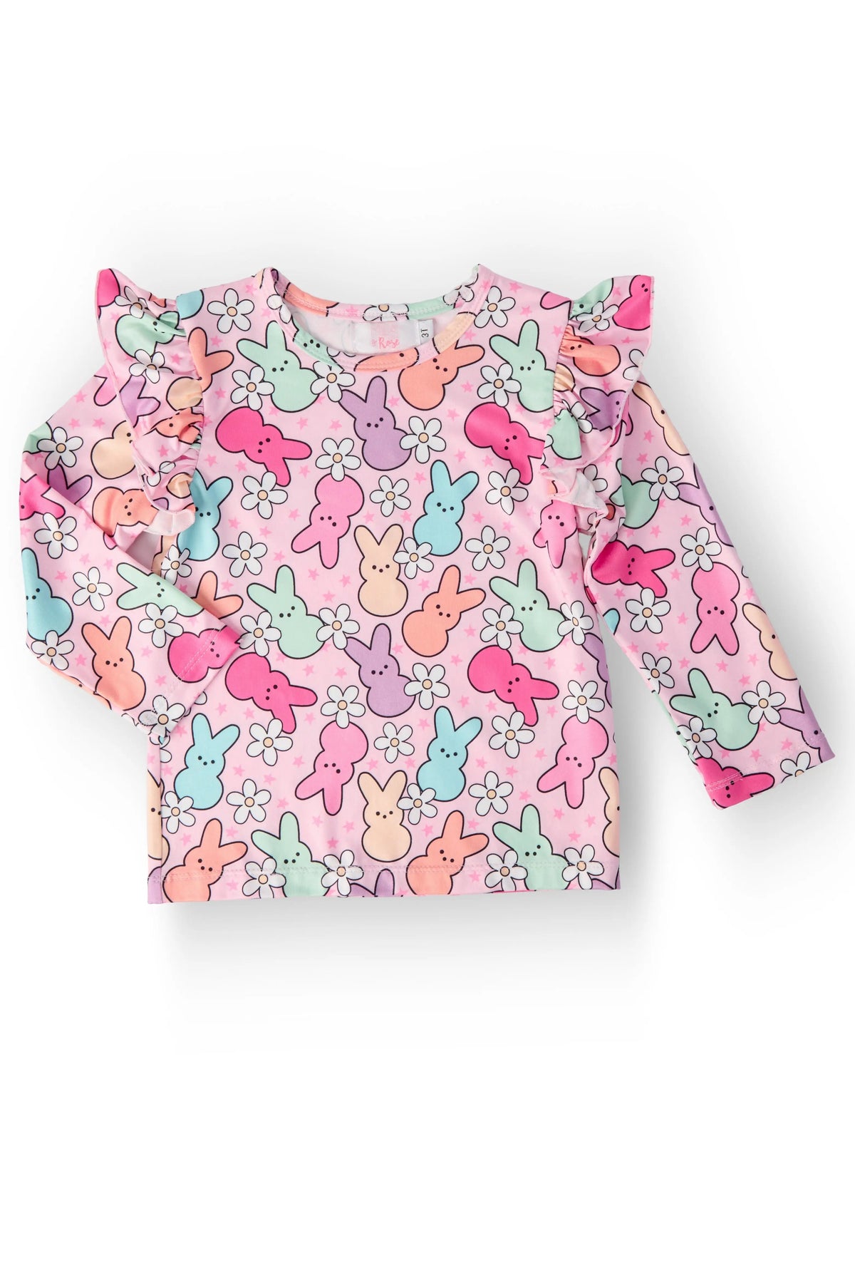 Mila & Rose ® Hangin with My Peeps L/S Ruffle Tee - 