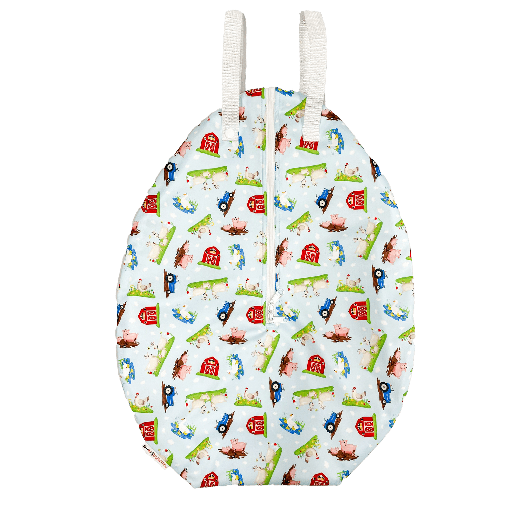 Smart Bottoms Hanging Wet Bag - Barnyard Babies - 