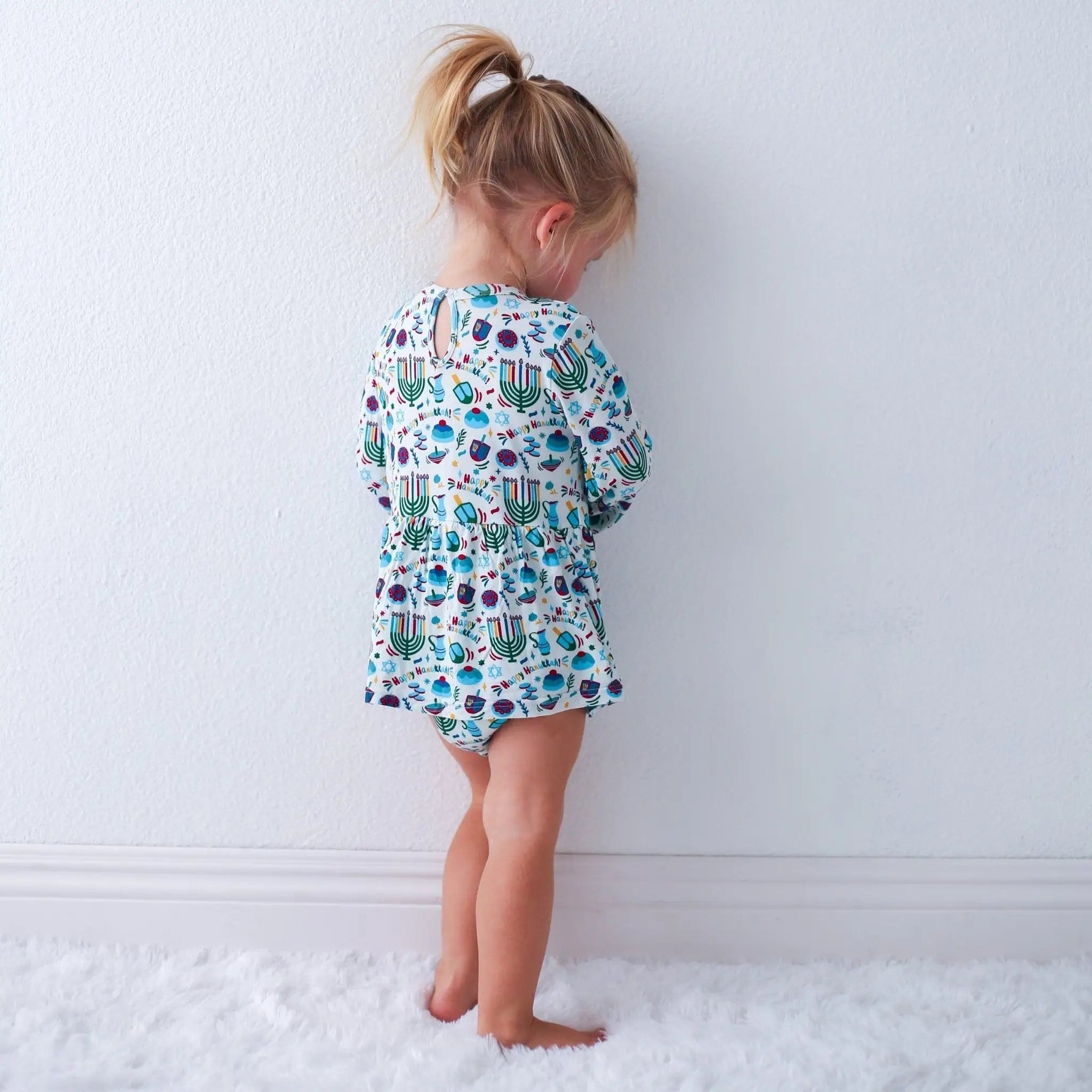 Bestaroo Hanukkah Bodysuit Dress - 