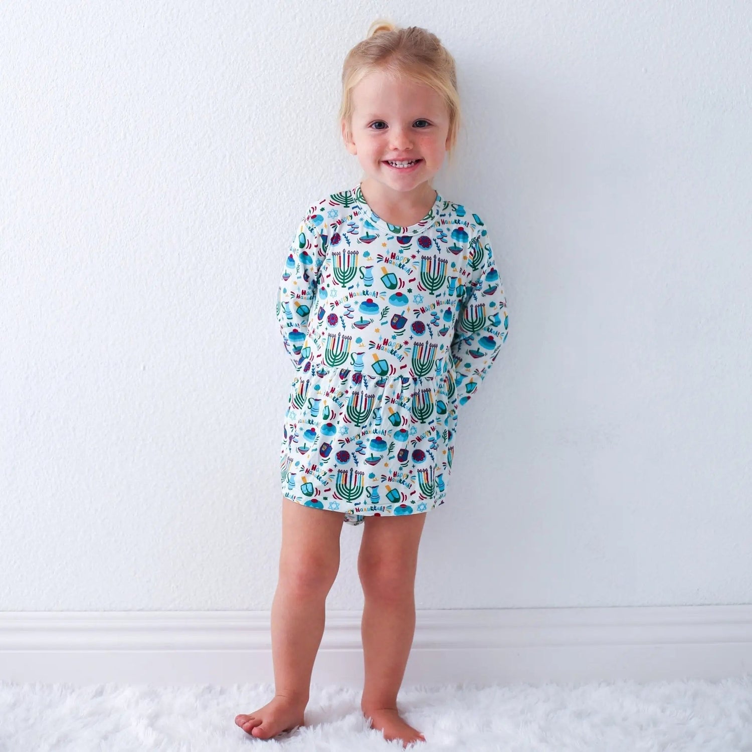 Bestaroo Hanukkah Bodysuit Dress - 