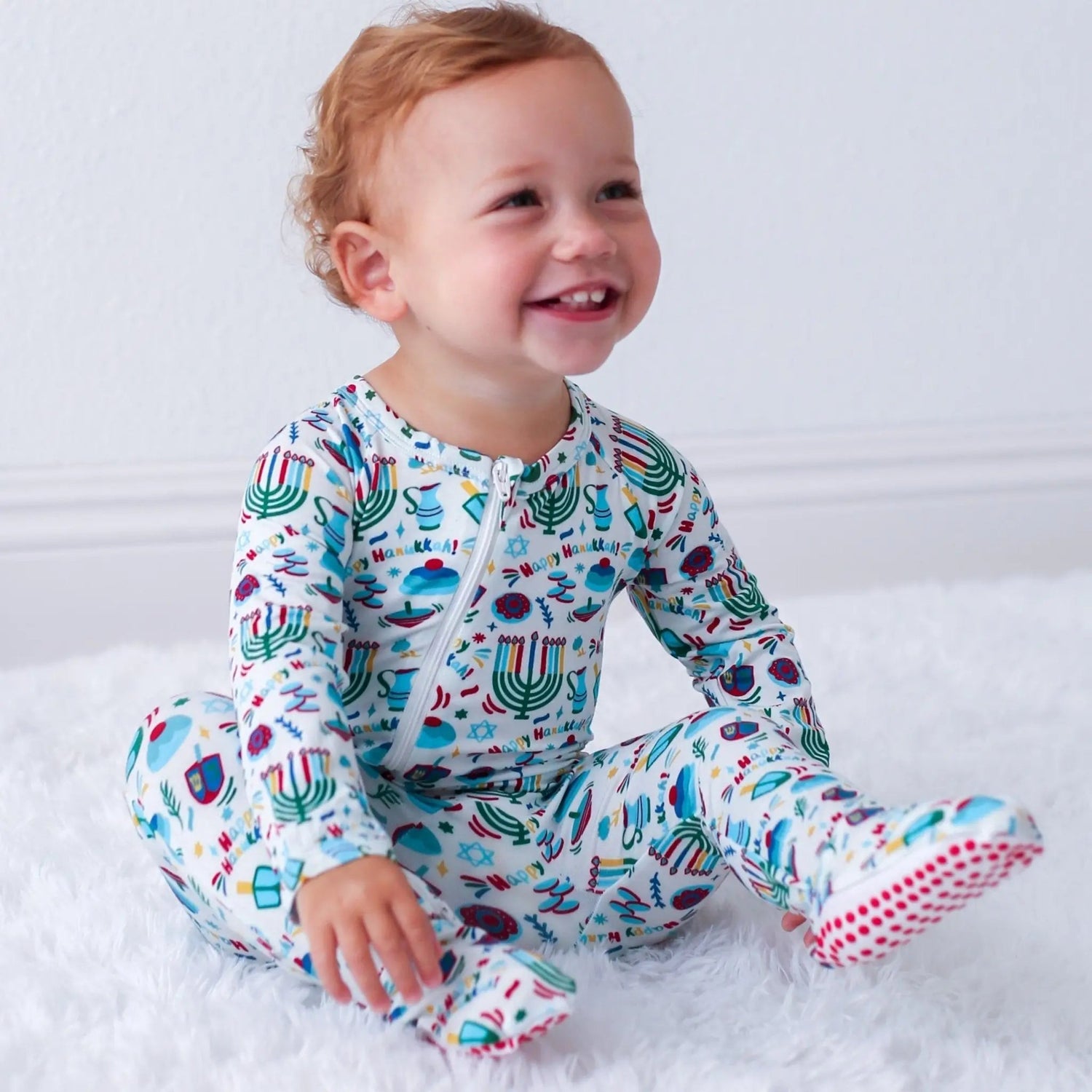 Hanukkah Footie - Sleeve, Baby & Toddler Clothing, Nightwear, Child, Pajamas | Everetts Place