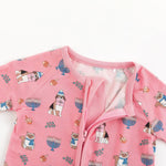 Dreamlet Hanukkah Pets (Convertible Zip Footies) - Pink - 