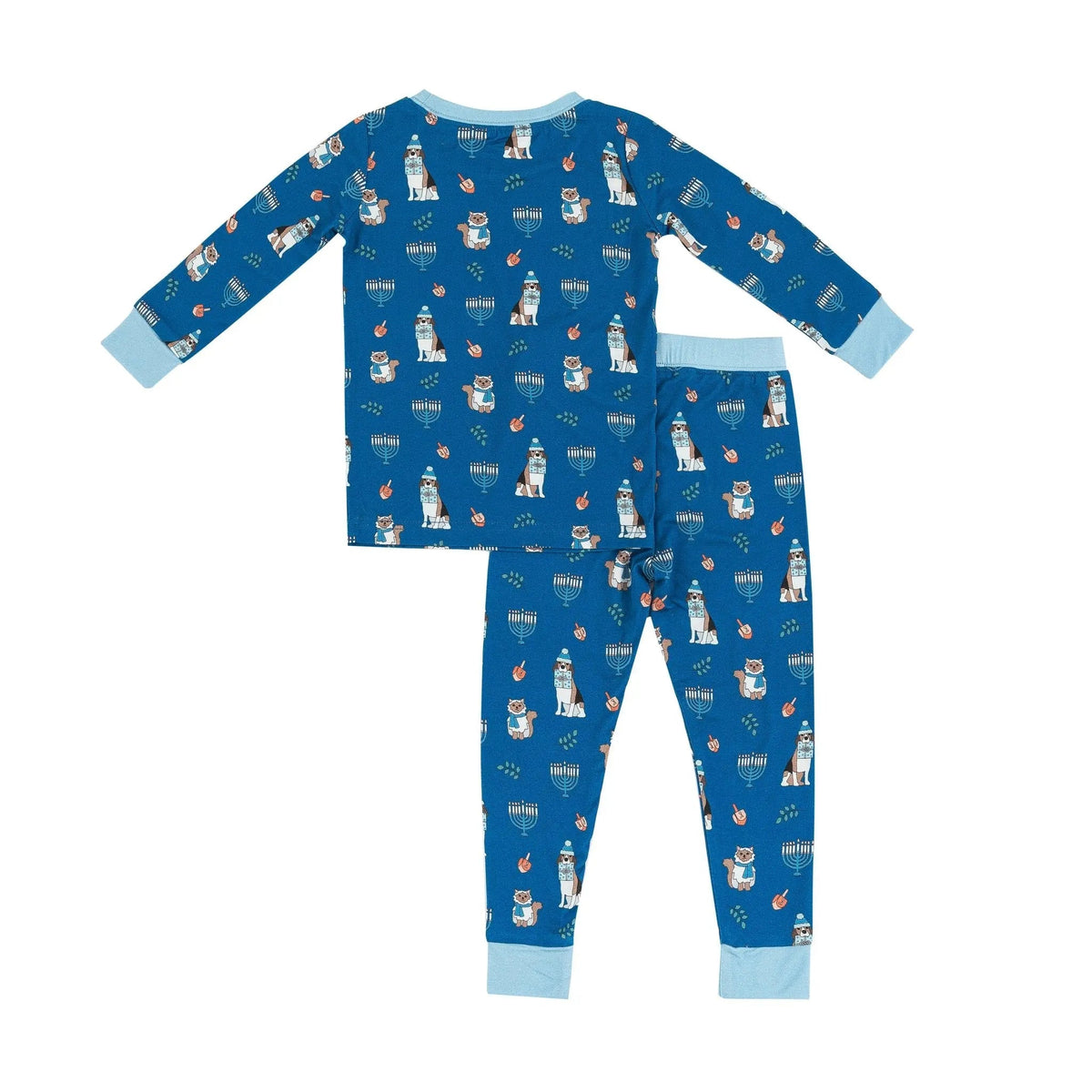 Dreamlet Hanukkah Pets (Long Sleeve PJ) - Blue - 