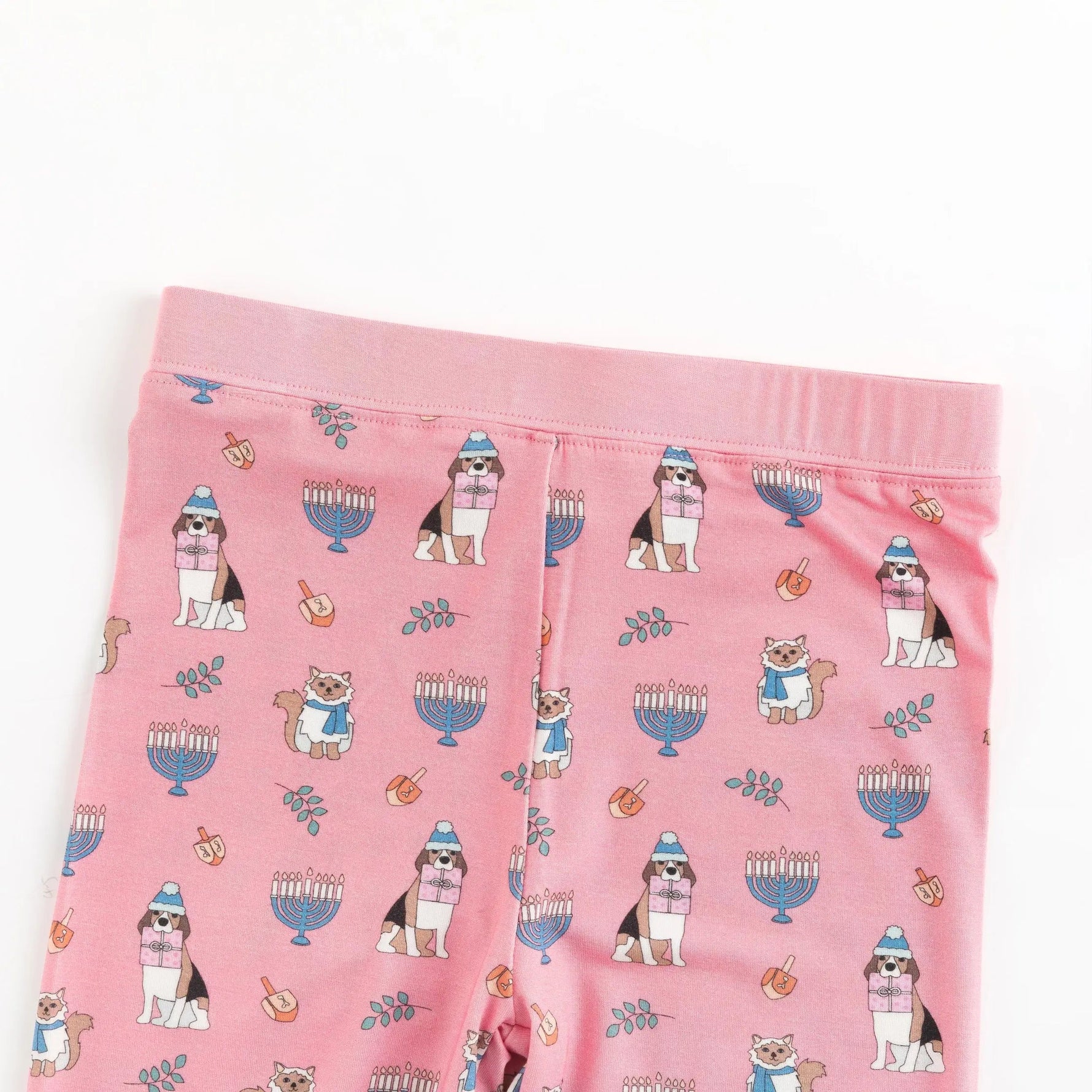 Dreamlet Hanukkah Pets (Long Sleeve PJ) - Pink - 