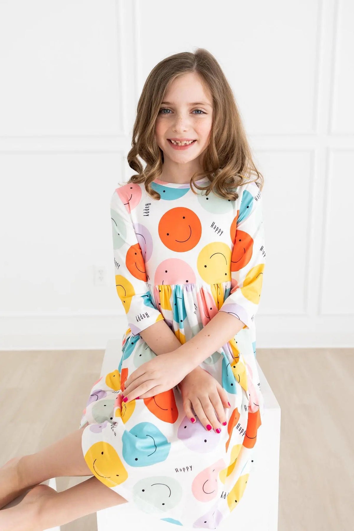 Mila & Rose ® Happy Days 3/4 Pocket Twirl Dress - 