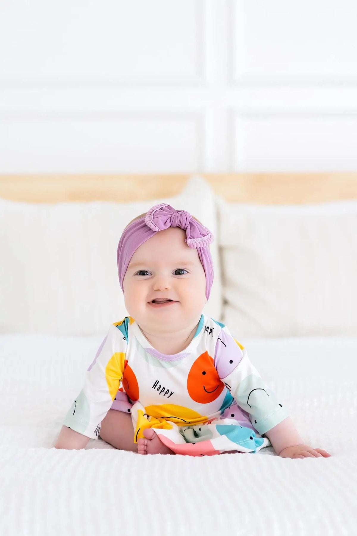 Mila & Rose ® Happy Days 3/4 Sleeve Twirl Bodysuit - 