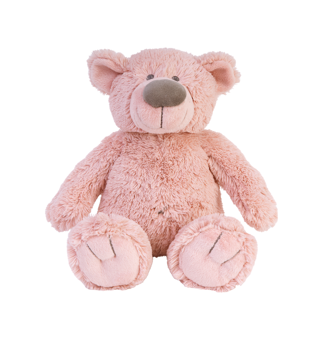 Non-Toxic Stuffed Animal — Happy Horse | Pink Brim Bear
