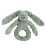 Newcastle Classics Happy Horse Green Rabbit Richie Rattle Soft Plush Toy for Infants - 