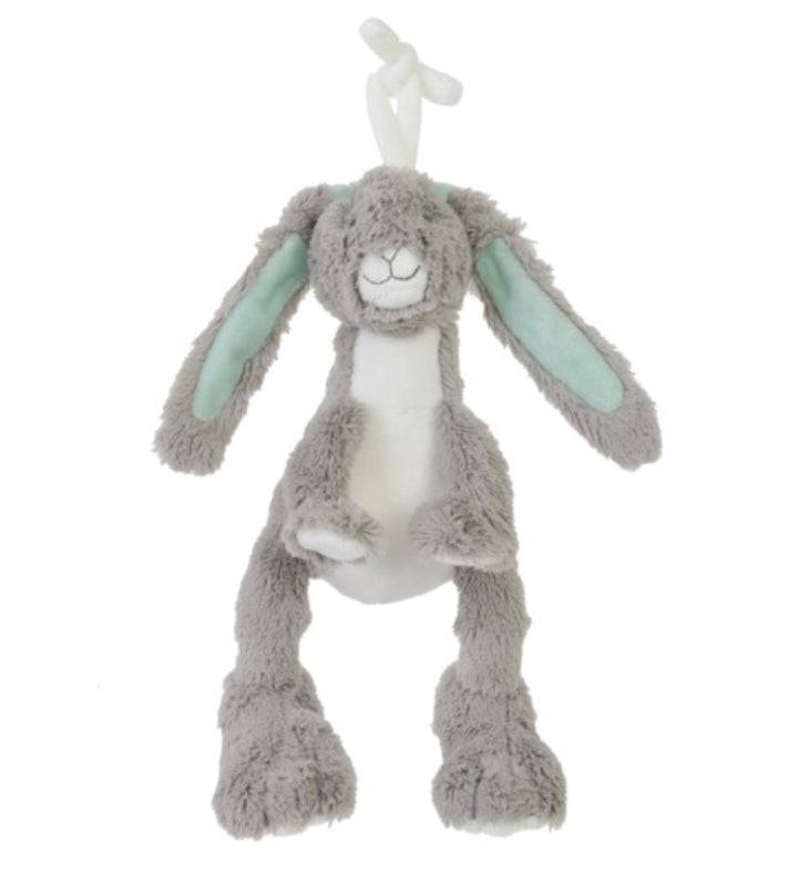 Newcastle Classics Happy Horse Grey Rabbit Plush Toy for Babies with Soft Cuddle Design - 