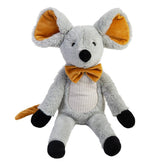 Newcastle Classics Happy Horse Mouse Misty No 2 Stuffed Animal with Dapper Bow for Kids - 