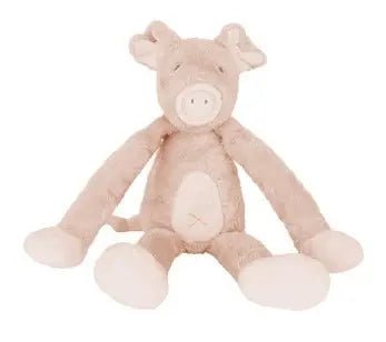 Newcastle Classics Happy Horse Pinky Tuttle Cloth Soft Pig Cuddle Buddy for Cozy Naps - 