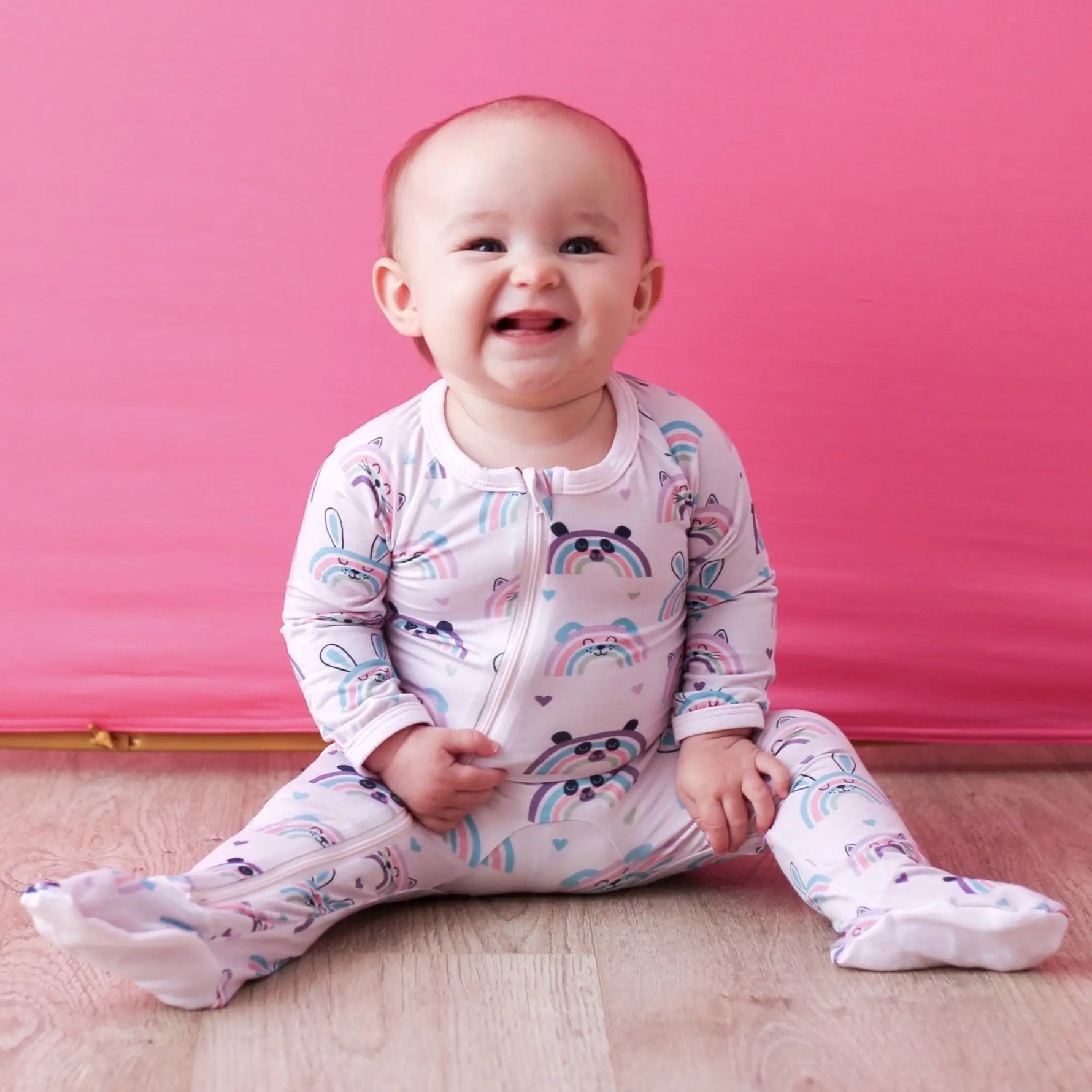 Bestaroo Happy Rainbows Footie - 