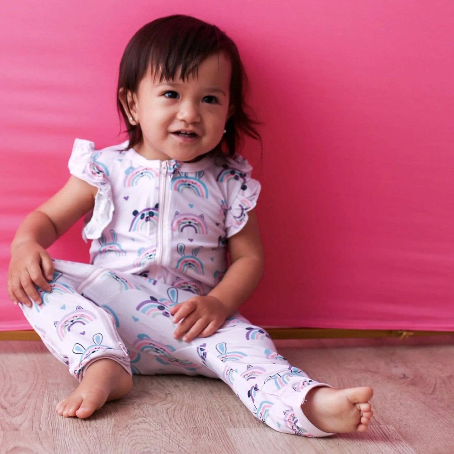 Bestaroo Happy Rainbows Romper - 