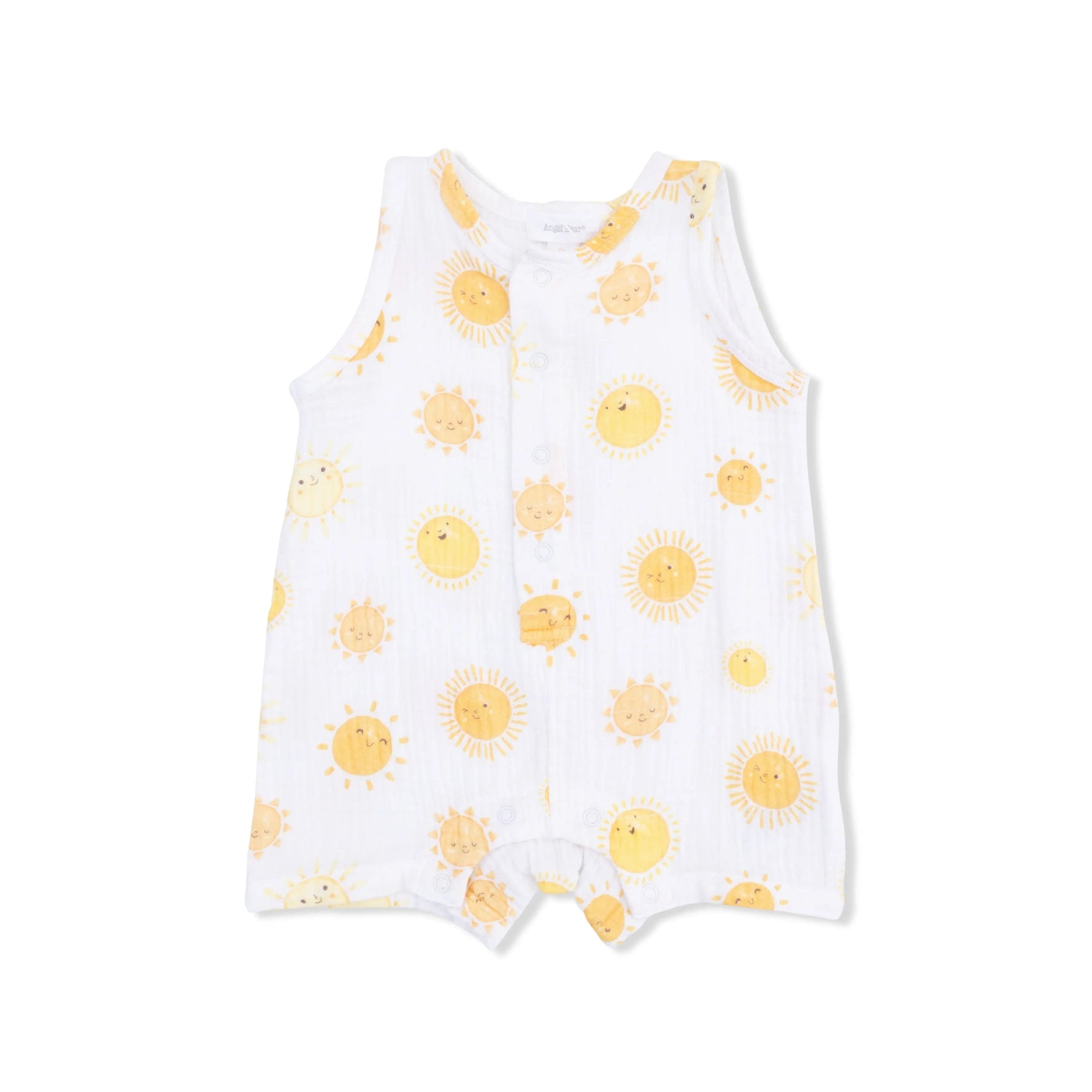Angel Dear Happy Suns - Sleeveless Shortie Romper - 