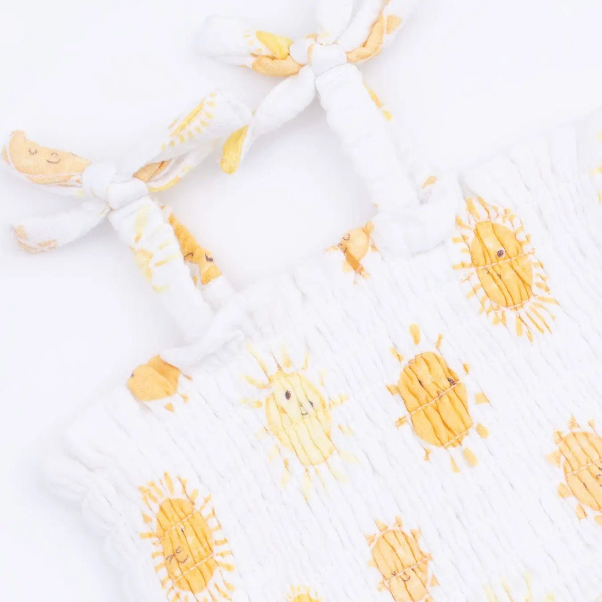 Angel Dear Happy Suns - Smocked Bubble with Skirt - 