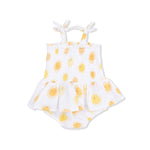 Angel Dear Happy Suns - Smocked Bubble with Skirt - 