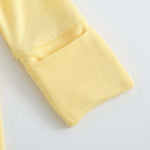 Luxie Charm Happy Yellow Zippered Baby Romper - Everetts Place Boutique - 