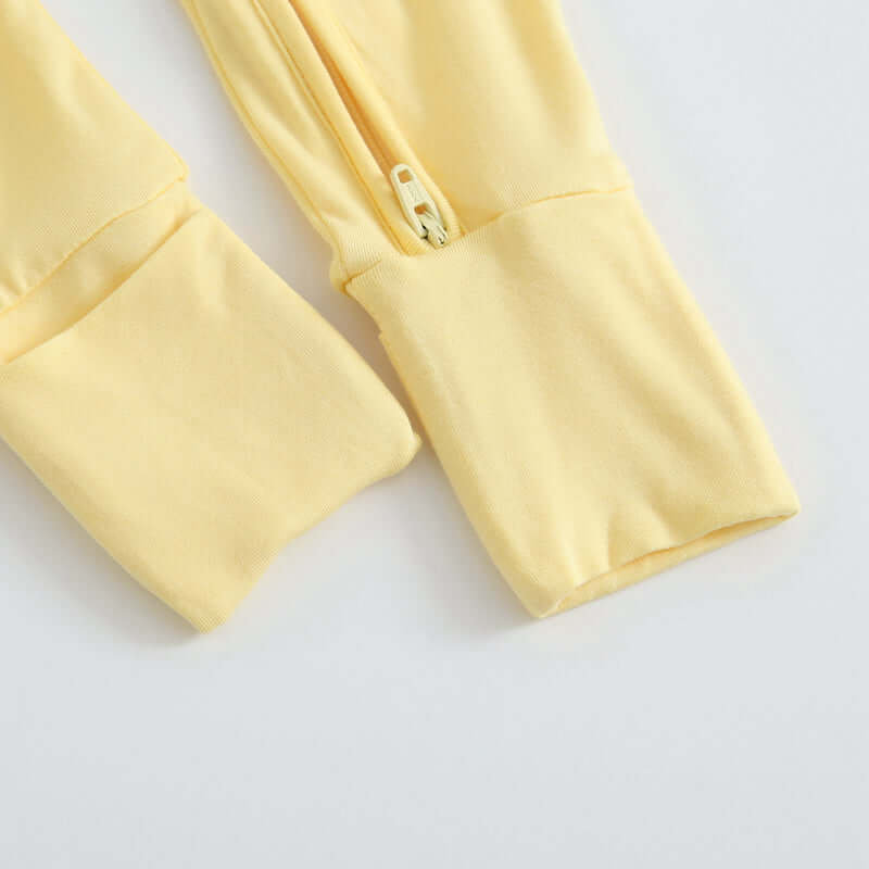 Luxie Charm Happy Yellow Zippered Baby Romper - Everetts Place Boutique - 