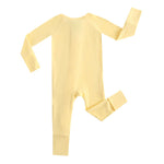 Luxie Charm Happy Yellow Zippered Baby Romper - Everetts Place Boutique - 