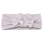 Three Little Tots Harbor Mist Knotted Headband (Taupe) - 