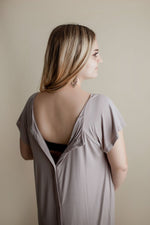 Three Little Tots Harbor Mist Labor and Delivery Nursing Hospital Gown - 