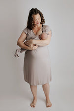 Three Little Tots Harbor Mist Labor and Delivery Nursing Hospital Gown - 