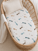 Harp Angel Boutique Harp Angel Boutique Bamboo Changing Pad Cover - Vintage Airplane Everetts Place