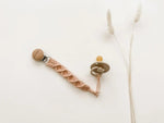 Harp Angel Boutique Harp Angel Macrame Pacifier Clip with Eco - Friendly Materials for Babies - 