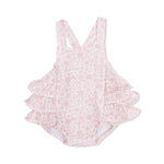 Angel Dear Harper Floral - Ruffle Sunsuit - 